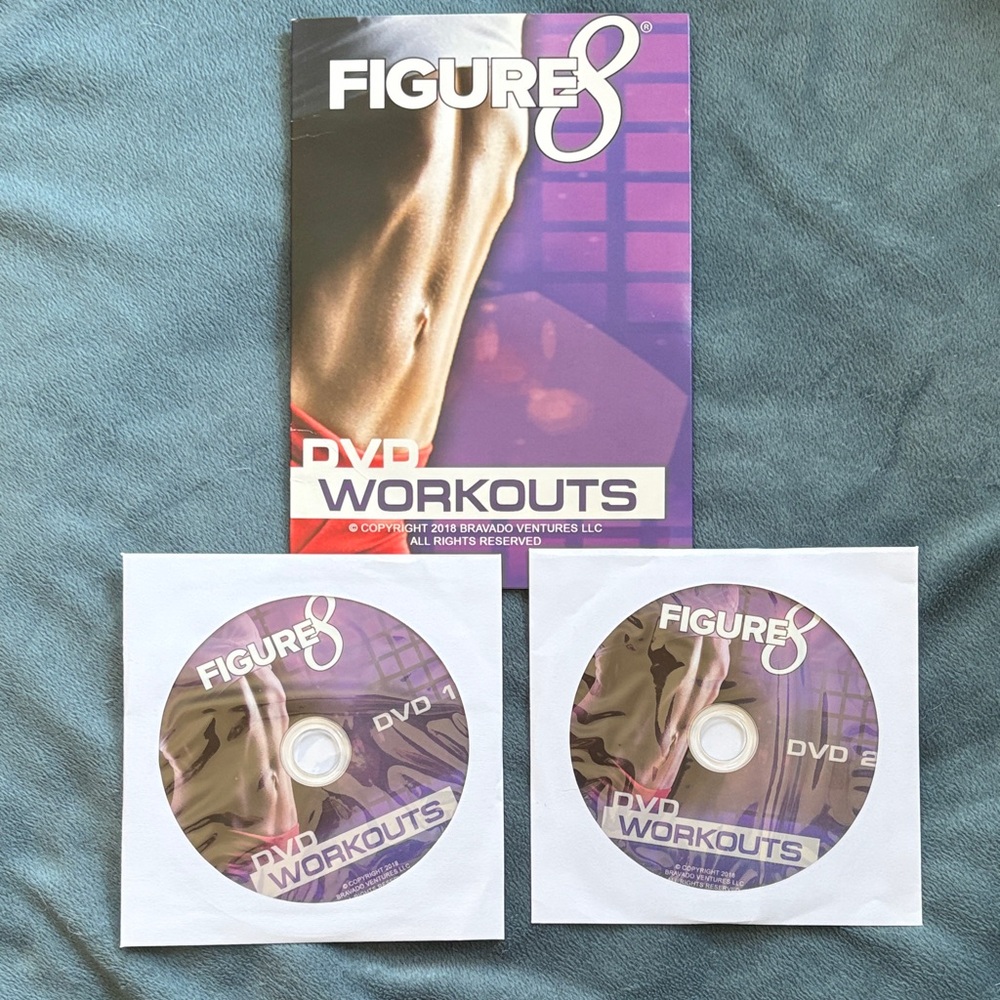 Figure 8 DVD Workouts Set New 2 DVDs Dance Exercise Fun Jaana Kunitz Summer Body